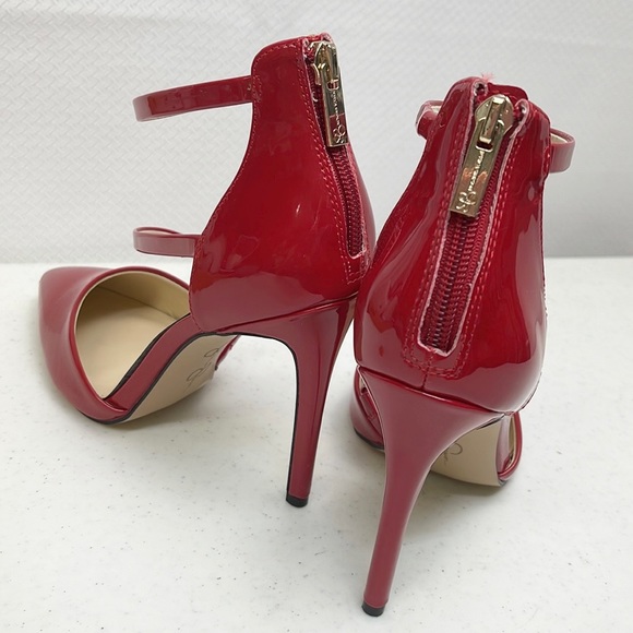 Jessica Simpson Crossover Red High Heels - Picture 8 of 12